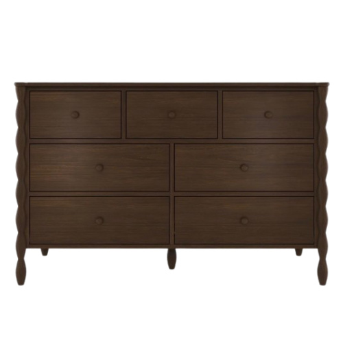 Harriet Bee Jenny Lind 7-Drawer Spindle Dresser | Wayfair