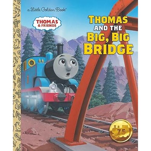 Thomas and the Big, Big Bridge (Thomas & Friends) (Little Golden Book)