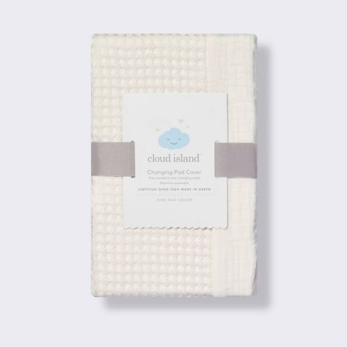 Muslin Waffle Changing Pad Cover - Cream - Cloud Island™