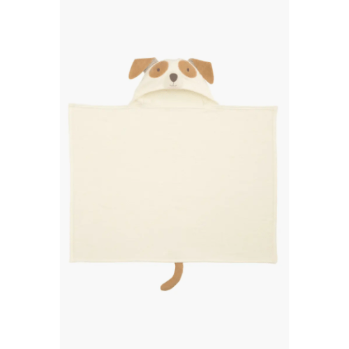Terry Velour Hooded Puppy Towel