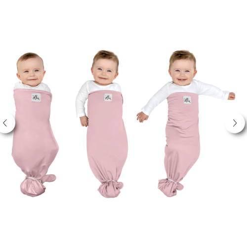 The Ollie® Swaddle | Award-Winning Baby Swaddle for Newborn Sleep | Baby Registry Favorite - Pink