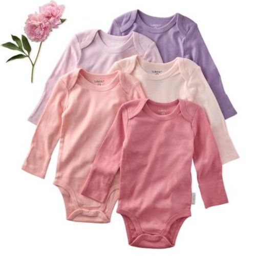Butterblu BLAKE 5-Pack Long Sleeve Bodysuits Pink 0-3M