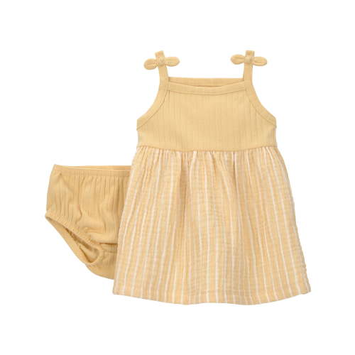 Carter's Child of Mine Baby Girl Dress Set, 2-Piece, Sizes 0/3-24 Months