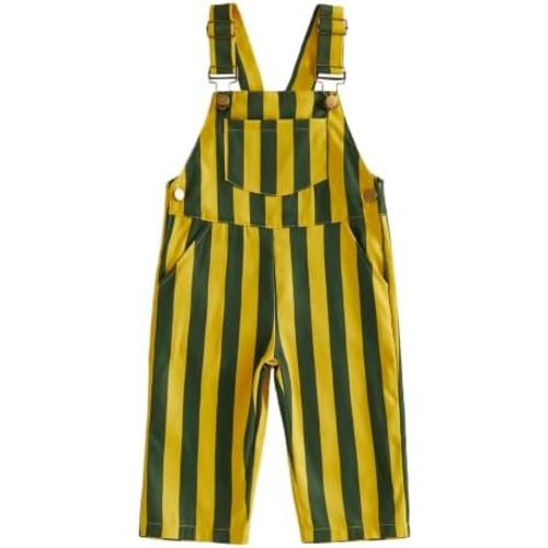Toddler Baby Boy Girl Stripe Suspender Pants Bib Overalls