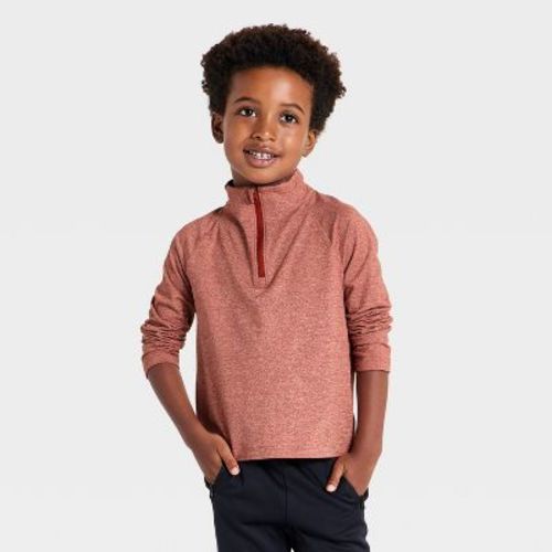 Toddler Boys' Soft Stretch 1/4 Zip Pullover - All In Motion™ Red 5T