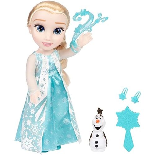 JAKKS Pacific Elsa Doll Classic My Singing Friend Elsa Doll & Olaf Figure