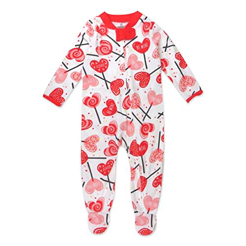 HonestBaby unisex-baby Celebration Sleep & Play Footed One-piece Pajama Sleeper 100% Organic Cotton