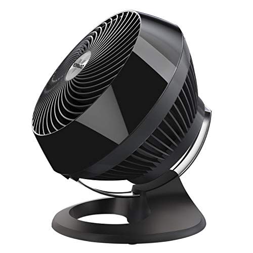 Vornado 660 Large Whole Room Air Circulator Fan for Home, 4 Speeds and 90-Degree Adjustable Tilt, Removable Grill, 10 Inch, Floor Fan for Bedroom, Office, Black