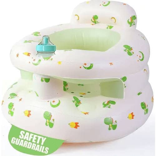 Upgraded Inflatable Baby Seat for Babies 4-36 Months, Inflatable Baby Chair Sit Me Up Floor Seat for Baby, Back Support Baby Seats for Infants for Sitting Up with Built in Air Pump