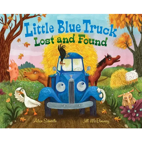 Little Blue Truck Lost and Found: A Rhyming Picture Book about Friendship and a Farm Hayride for Kids (Ages 0-8)