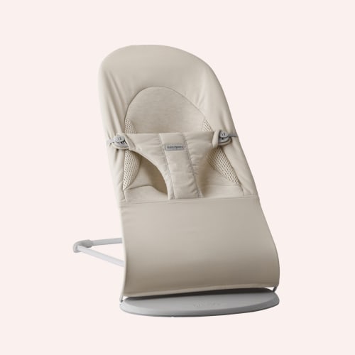 Bouncer Balance Soft Woven/Jersey Tri-Fabric - Light Beige