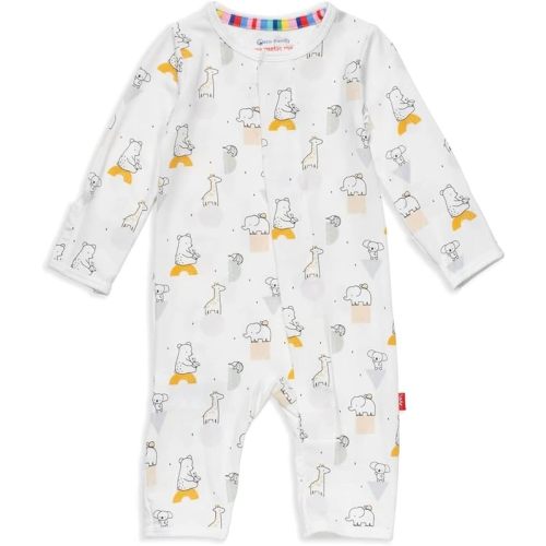 Magnetic Me Classic Magnetic Coveralls | Silky Soft Modal Fabric | Baby Onsie Available in Sizes Preemie - 24M