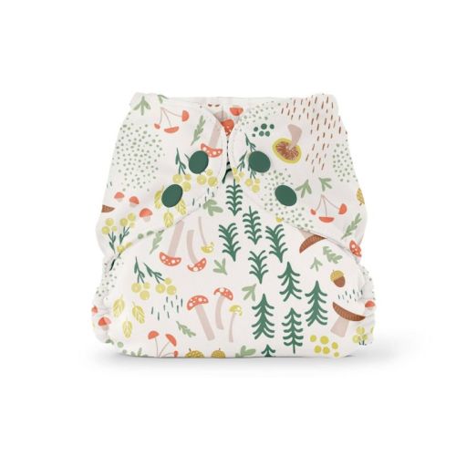 Esembly Cloth Diaper Outer Reusable Diaper Cover & Swim Diaper - Fantastic Fungi - Size 2