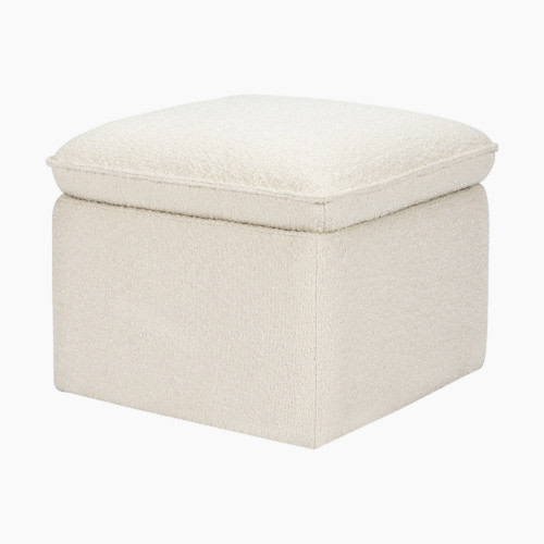 babyletto Cali Storage Ottoman - Ivory Boucle
