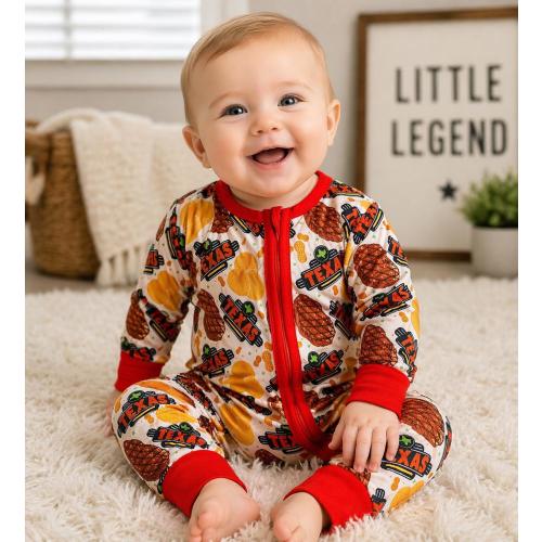 Texas Roadhouse Inspired Bamboo Zippered Sleeper