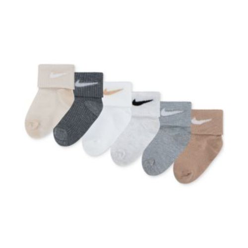 Baby and Toddler Boys and Girls 6-Pack Waffle Knit Socks