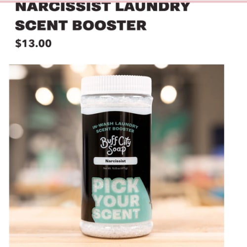 Narcissist Laundry Scent Booster – Buff City Soap