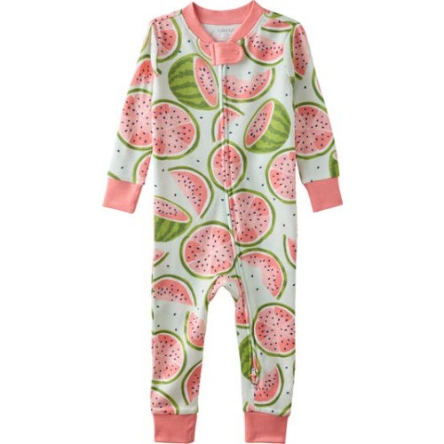 Shawn Footless Organic Cotton One-Piece Pajamas, 12M