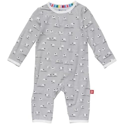 Magnetic Me Magnetic Convertible Coveralls | Silky Soft Modal Fabric | Baby Onsie Available in Sizes NB - 24M