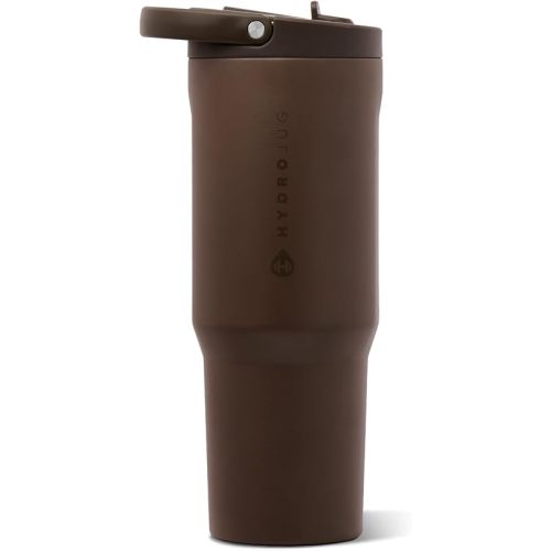 HydroJug Sport 40 oz Insulated Stainless Steel Water Bottle, Chestnut