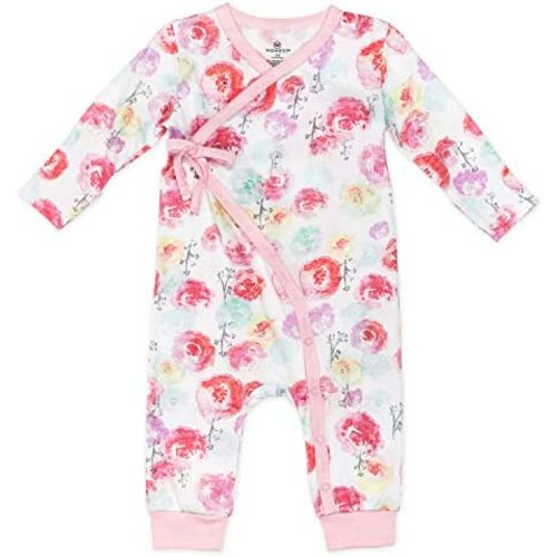 HonestBaby unisex-baby Kimono Coverall Organic Cotton