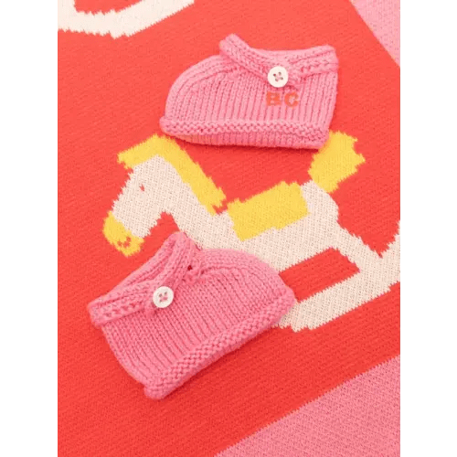 Bobo Choses Rocking Horse Blanket | Pink | FARFETCH