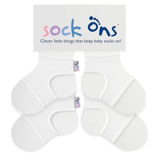 Kuwugi Sock Ons Clever Little Things That Keep Baby Socks On! - 6-12 Months - Twin Packs (2 Pack)