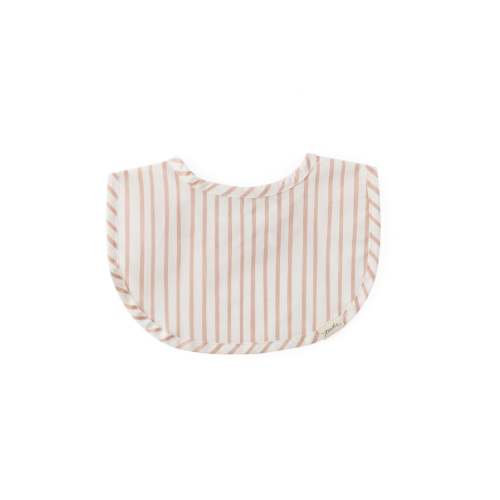 Water Repellent Everyday Essential Baby Bib - Stripes Away Rose Pink – Pehr