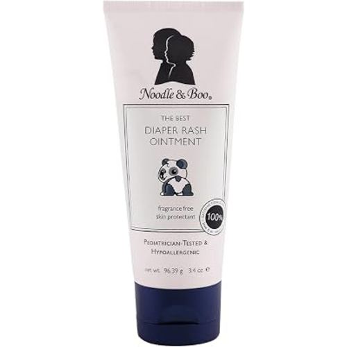 Noodle & Boo The Best Diaper Rash Ointment, Multi Purpose Baby Skin Care Zinc Oxide Ointment For Diaper Rash Prevention, Treatment & Relief, Fragrance Free