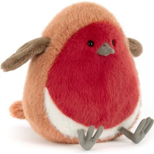 Plum Robin Stuffed Animal