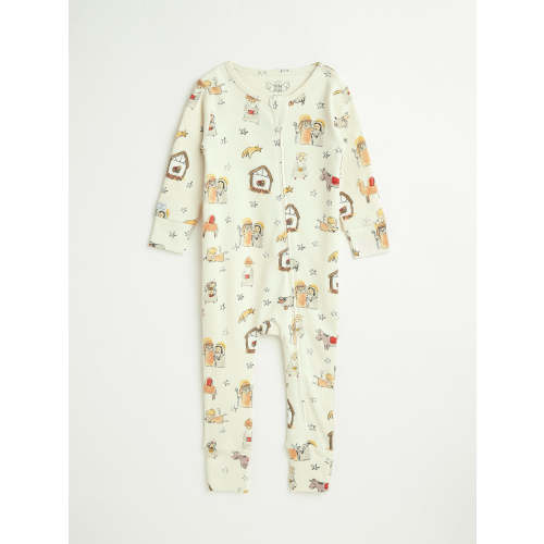 Away in a Manger PJ Footless Onesie Cotton – Holy Pals
