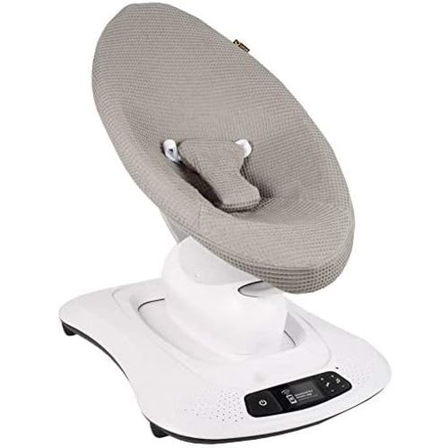 UKJE Liner Baby Rocker Cover, Compatible with 4moms mamaRoo 4 Old Model Before 2022, 100% Oeko-Tex Cotton, Washable Swingcover, Bouncer Protective Liner Cover, Made in EU, Taupe