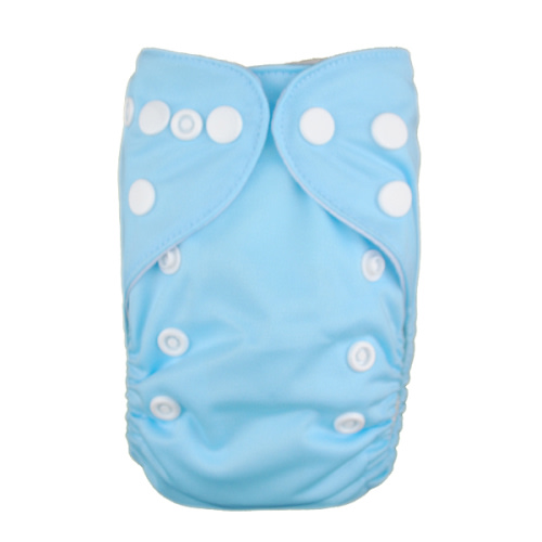 ALVABABY Newborn Cloth Diaper - Adjustable,Washable,Reusable Cloth Diaper with Pocket for Baby under 12lbs (SB03A Blue)