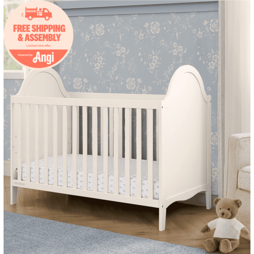 Delta Children Willa 4-in-1 Convertible Crib, Soft Beige