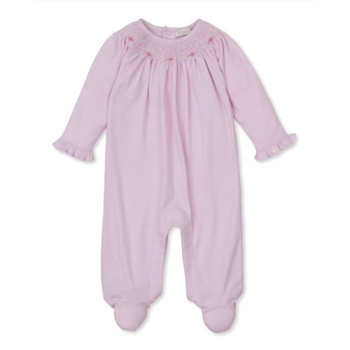 Hand Smocked Bishop Footie