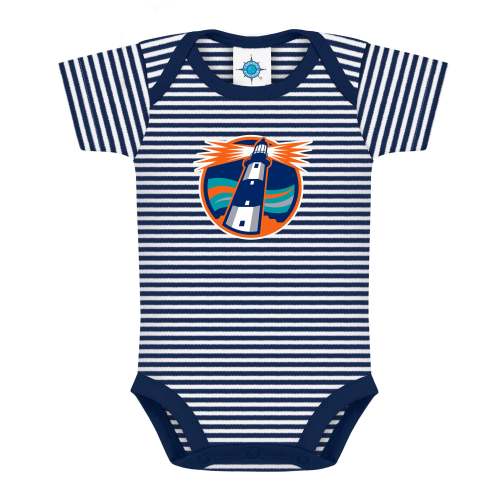Lighthouse Striped Infant Bodysuit