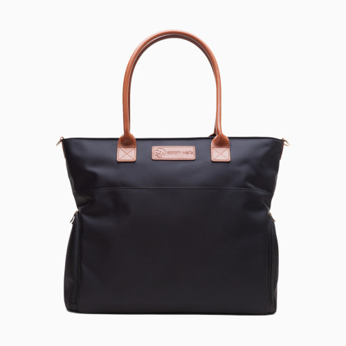 Sarah Wells Abby Breast Pump Bag - Black/Tan
