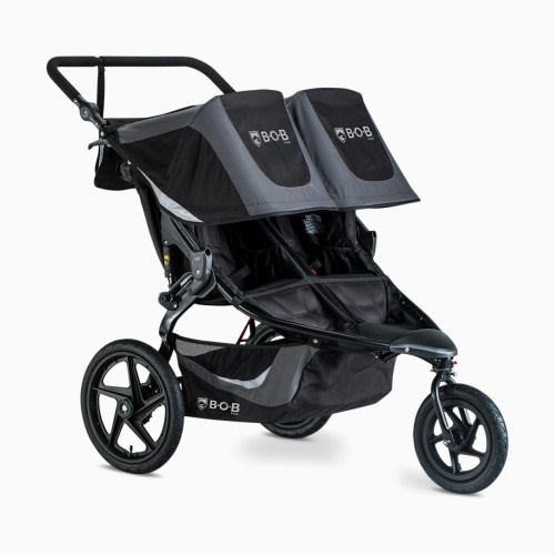 BOB Gear Revolution Flex 3.0 Duallie Double Jogging Stroller - Graphite Black