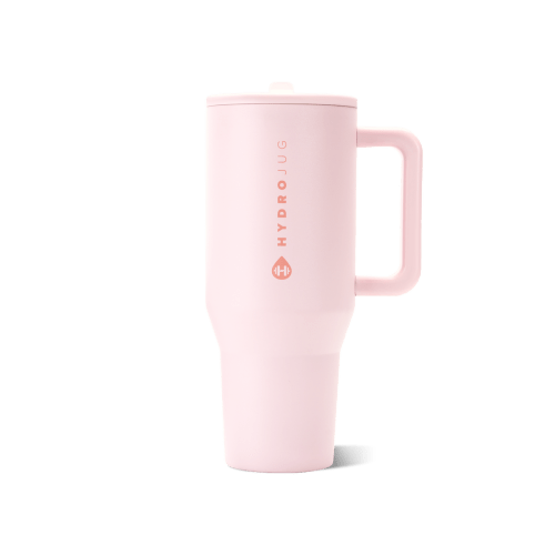 HydroJug | HydroJug Traveler 40oz | All-Day Insulated Tumbler with Handle – Pink Sand