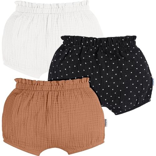 Gerber Baby Girls' 3-Pack Bubble Shorts