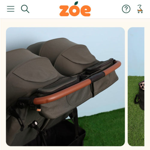 The Double Stroller Organizer