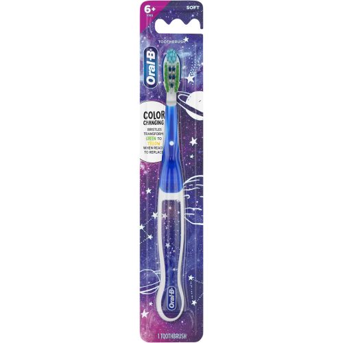 Oral-B Cross Action Kids Toothbrush, Soft Bristles, Ages 6+, 1 Count
