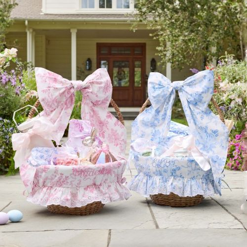 LoveShackFancy Damask Easter Liner & Bow