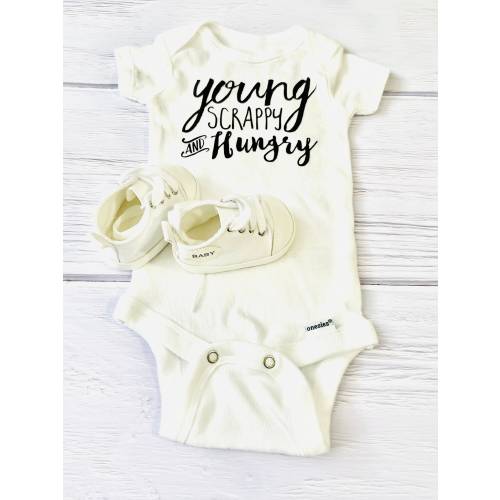 Young Scrappy And Hungry Baby Onesie, Hamilton Baby Onesie, Broadway Shirts, Hamilton Baby, Baby Gift, Baby Shower Gift, Cute Baby Onesie