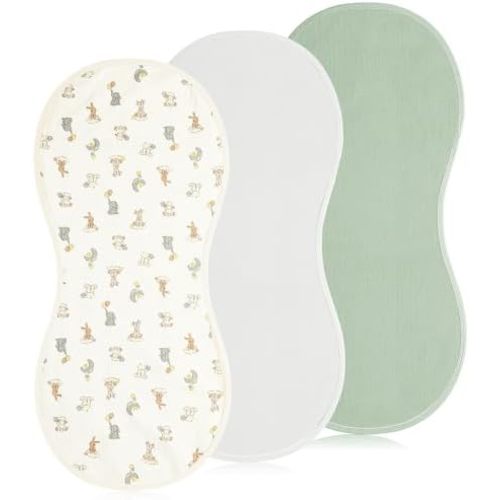 Hahafelt 3 Pcs Baby Changing Pad Liners,Bright Style,Green