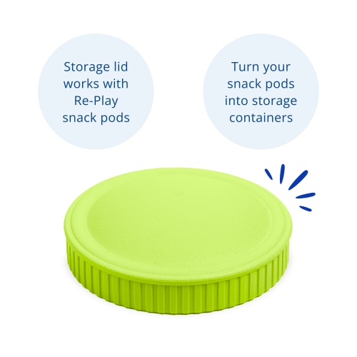 *Any fun color combos* Re-Play Snack Stack Lid | Family Tableware Made in the USA from Recycled Plastic