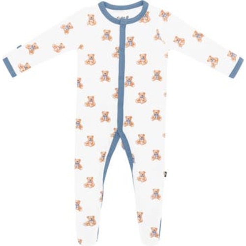 Teddy Bear Snap Footie, 6-12M