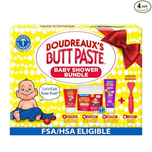 Boudreaux’s Butt Paste Baby Shower Bundle with 3 Newborn Essentials
