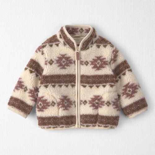 Baby Recycled Southwestern Teddy Fleece Jacket | Carter’s Oshkosh Canada