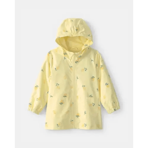 Toddler Girl Lemon Raincoat - Yellow | Carter's